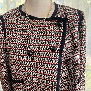 ELIZABETH & JAMES Bold Patterned Blazer